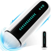 Load image into Gallery viewer, Fantasy Aircraft Cup Men's Fully Automatic Telescopic Warming Pronunciation Electric Masturator