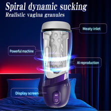 Load image into Gallery viewer, An ultra-realistic vaginal masturbator featuring 9 vibration and suction modes, delivering a 3D tactile sensation.