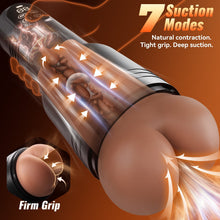 Load image into Gallery viewer, Realistic Ass Pocket Pussy 7 Vibration &amp; Suction Modes Anal Male Masturbator Cup