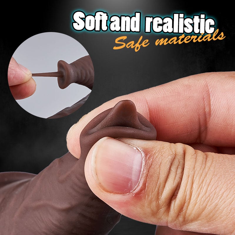 Swing Thrusting with Heating Modes 1:1 Lifelike Upgraded Licking Dildo