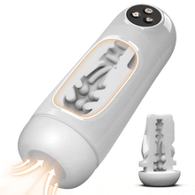 Load image into Gallery viewer, Baymax 10 Suction Vibrations One-button Activation APP-controlled Multi-point Massage Male Masturbator