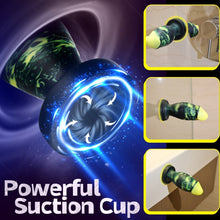 Load image into Gallery viewer, Unique Hybrid Design Vibrating Anal Dildo With Suction Cup