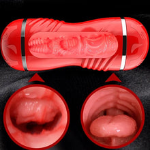 Load image into Gallery viewer, Bite Sperm Cup Aircraft Cup Male Appliance Masturbation Double Headed