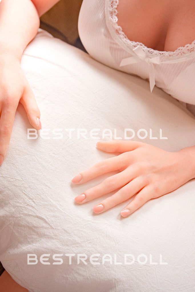 US Stock - RIDMII 163cm Momo Unique Design Short Hair Medium Boobs Sex Doll Silicone Head TPE Body Realistic Love Doll