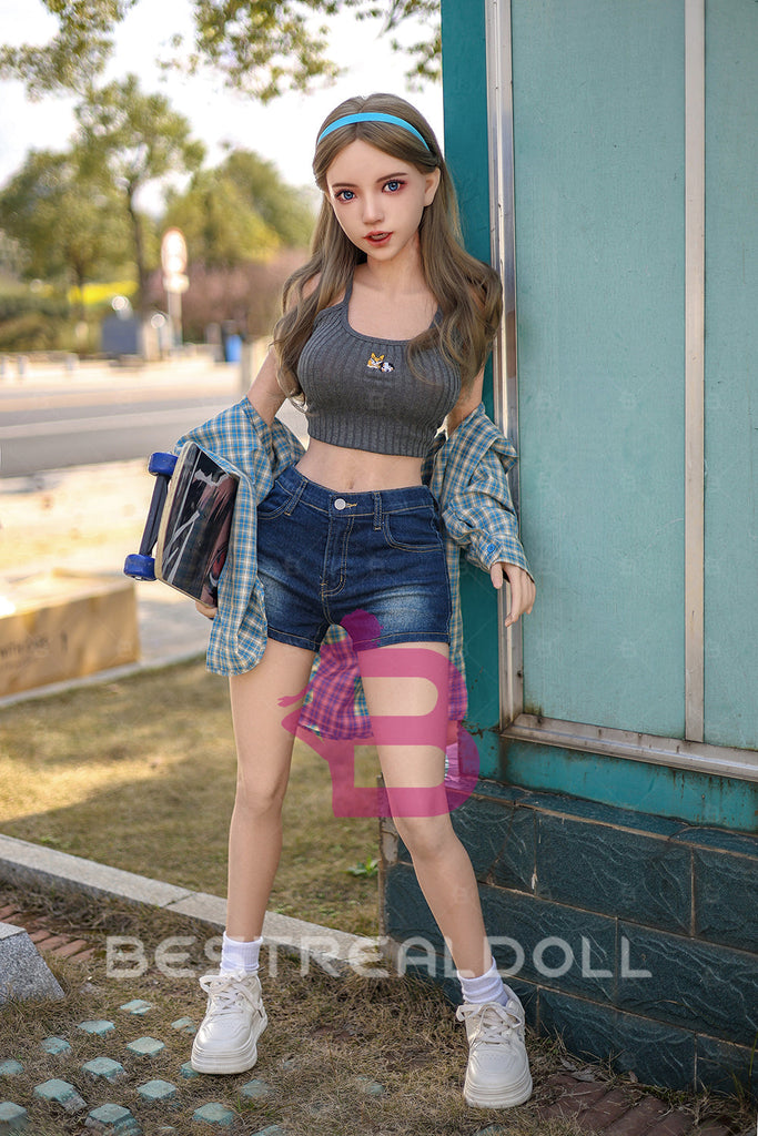 US Stock -Tindra 150cm K171 Full Jelly Breasts Silicone ROS Sex Doll Movable Jaw Silicone Adult Love Doll