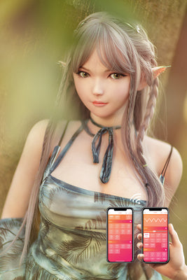 US Stock - RIDMII Aggie Unique Design 163cm Genie Sex Doll Silicone Head Elf Medium Breasts App-Controlled Love Doll