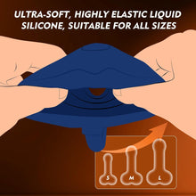 Load image into Gallery viewer, A 2-in-1 male penis vibrator with a detachable anal plug and penis ring, hands-free design, for penis training